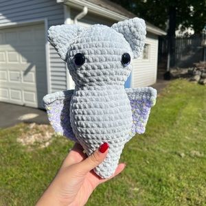 💜🦇 Bat Crochet Plushie Amigurumi
